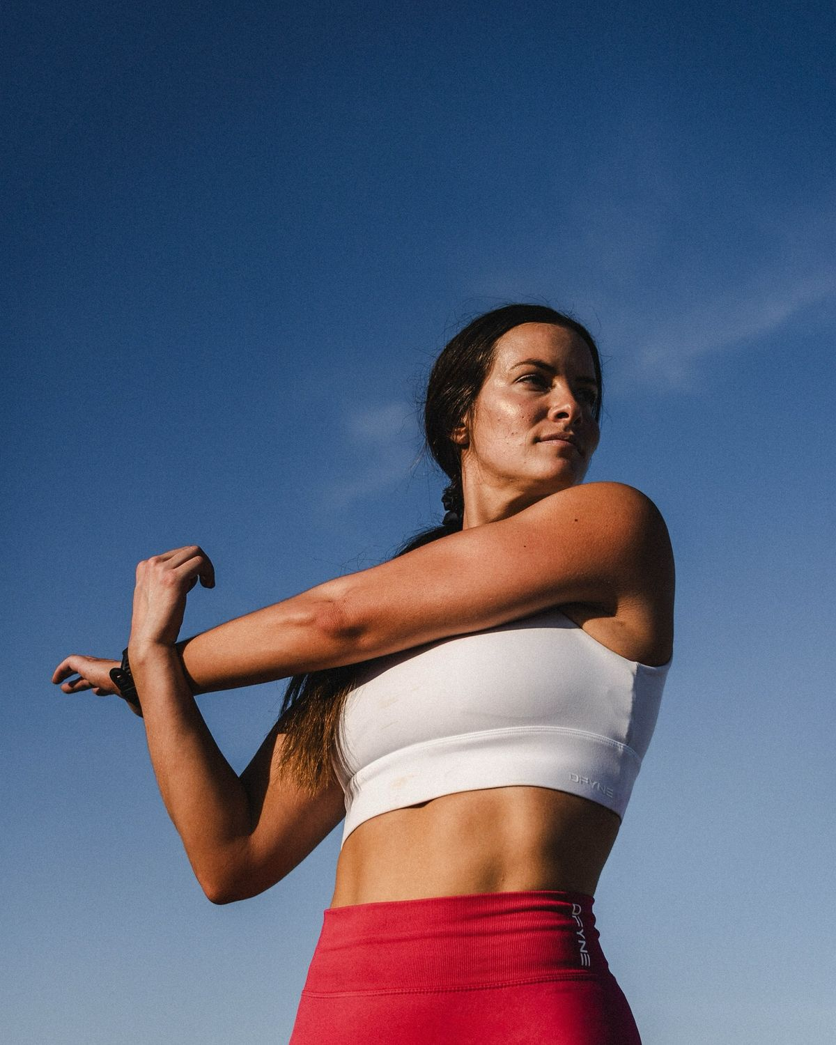 A woman looking ahead with confidence